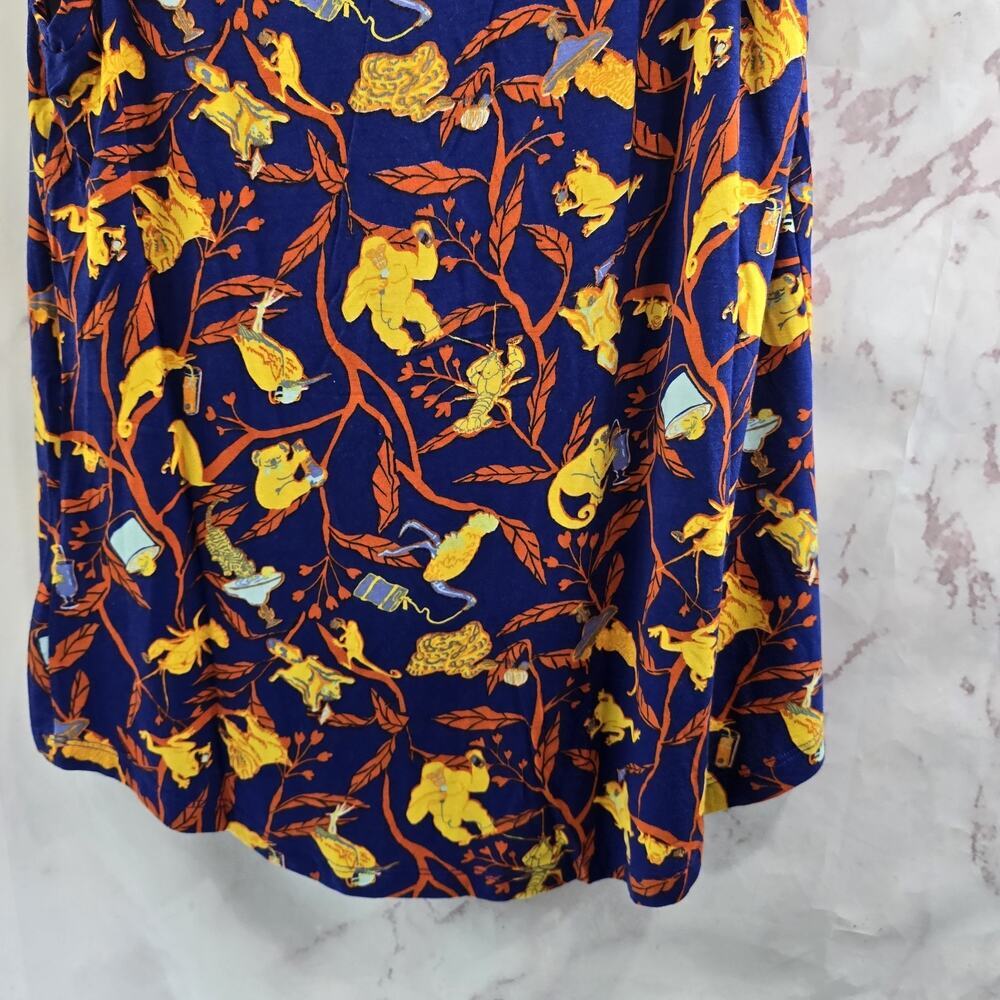 ModCloth Shirt Womens Medium Tank Flying Squirrel Gorilla Koala Frog Lobster - Picture 7 of 12